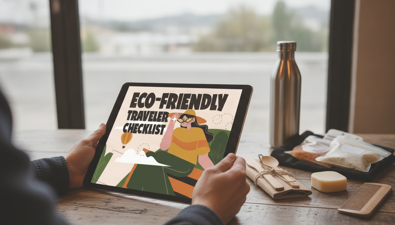 Eco-Friendly Travel Checklist: Pack Light, Waste Less