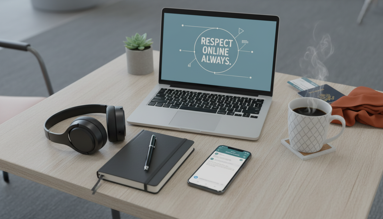Golden Rule of Digital Etiquette: Respect Online, Always